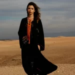 Amazigh-Inspired Linen Kimono