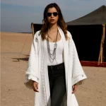 Textured Scuba Crepe Kimono