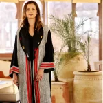 Viscose Crepe Kimono with Silk Blend