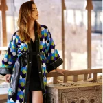 Silk Shantung Kimono